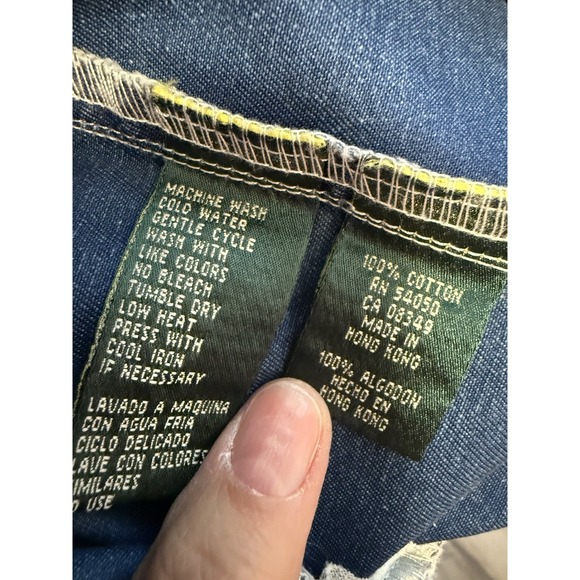 Ralph Lauren Jean Coat LJC Y2K Denim Vintage RL S  Classic Trucker - Picture 11 of 12